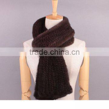 wholesale real mink Scarf With Pocket Shawls And Scarves long fur scarf