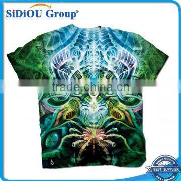 2014 high quality all over sublimation printing t-shirt