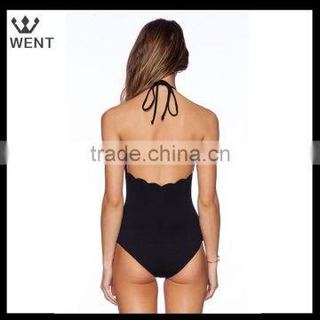New Design Women Sexy Scalloped Swimsuit photo-2