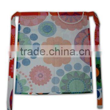 Wholesale Promotional Factory Price Customized Polyester Mixed Waist Half Aprons for Women photo-6