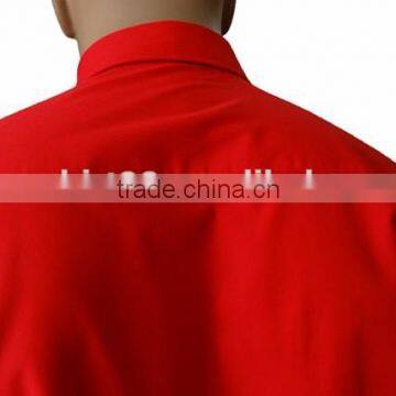 2016 Custom Huawei Logo Men Red Color Uniform , Men Work Shirt photo-5