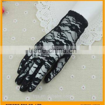 Women Lace Plus Size Wedding Gloves photo-3