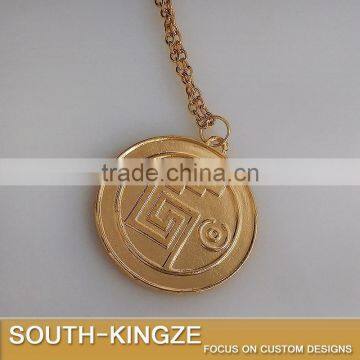 Gold Color Street Retail Jewelry Pendant