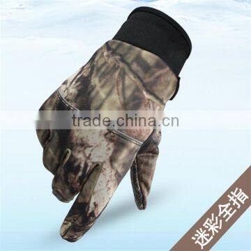 Five fingers touch screen gloves