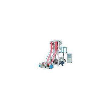 Automatic LDPE HDPE Plastic Film Blowing Machine With Double Head