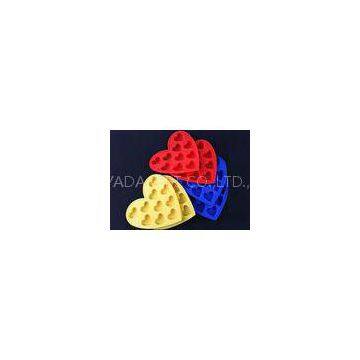 10 Cavity Heart Shape Silicone Ice Cube Colorful Light for making Jelly