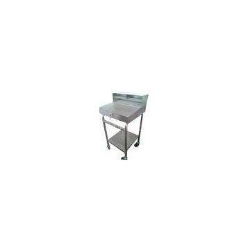 Steel Mobile Receiving Desk , Market Stainless Cash Desk / Equipment Stand