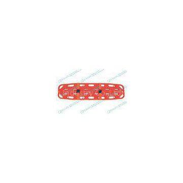 Firmness PE spine board with safe belts with no discharge contaminator