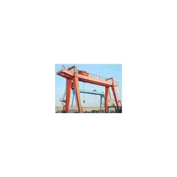 Low Noise 32 Ton Double Girder Shipbuilding Gantry Crane With Hook