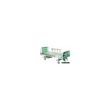 RTY-S 2839 Double Crank Hospital Bed with Central Controling Castors Hospital Furniture Medical Bed