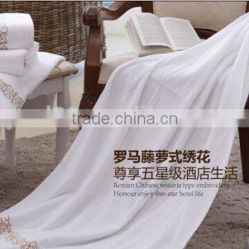 Мягкая и впитывающая полушерстяная банная полотенца из 100% хлопка photo-3