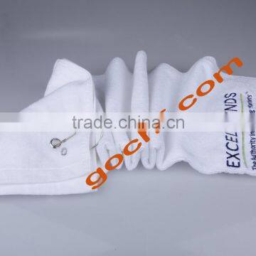 100% cotton custom embroidered logo golf towel