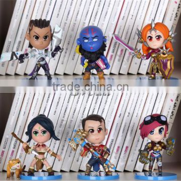 SV-LOL011 (Retail packing action figure) League of Legends PVC figure set 6pcs 9cm LOL action figure hot game dolls toy