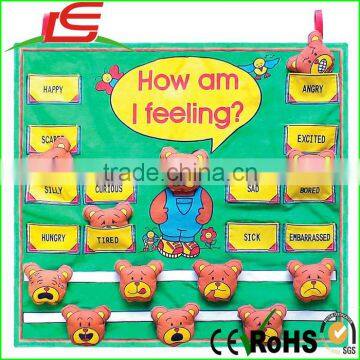 Wholesale How Am I Feeling Fabric Chart kids educational toys