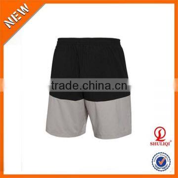 Bi-color Wholesale Men Shorts Suitable for Sports/new Design 75% Cotton 25% Polyester Plain Boxer Shorts for Gym Men