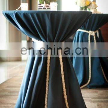 Top Quality Custom Made High Bar Cocktail Table Cloth For Wedding