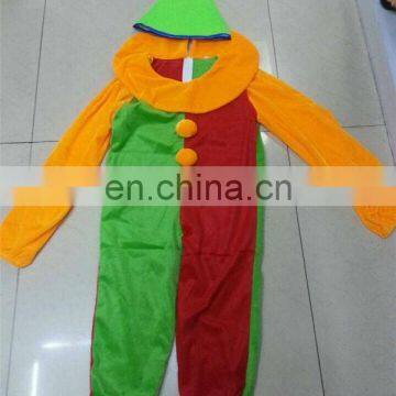 TZ8140-2 Colorful Carnival Kids Clown Costume , Carnival Costume