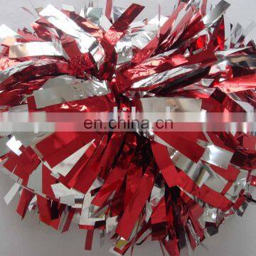 metallic cheer pom poms