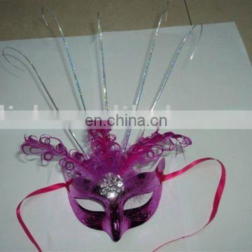 party carnival masquerade ball feather dance mask MPM-069