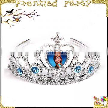 Frozen elsa princess queen elsa plastic princess crown ring FGHD-0139