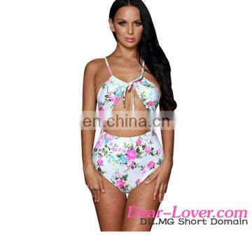 Women's African Tribal Delightful Bloom Cutout One Piece Swimsuit