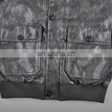 2015 Lastest Fashion Mens Handsome Spring Sliver pu Reflective Jacket photo-6