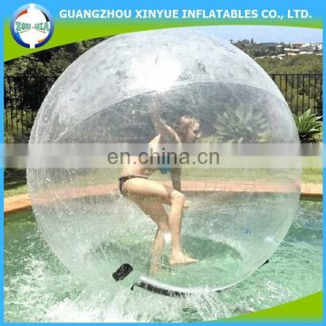 Inflatable zorb water ball, bumper ball zorbing on water