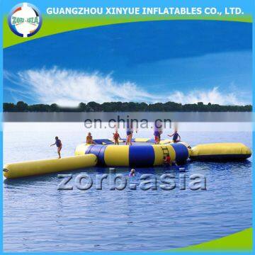 Inflatable water park ride portable water park