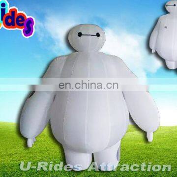 big fat white color model airship helium balloon for fun hot sale