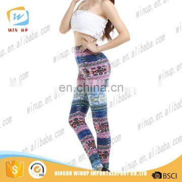 2016 Wholesale New Fashion Girls Print Yoga Pants Custom Sex Leggings