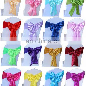 2015 Most Popular Items From Chinese Factory Organza Cheap Purple Ruffle Chair Sash photo-3