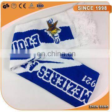 HOT SALE 100% Acrylic Football Mini Fan's Knitting Infinity Fans Scarf photo-4