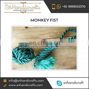 Nautical Grade Monkey Fist Keychain Available at Best Market Price