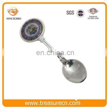 Hot-selling Epoxy Dome Souvenir Teaspoon For Royal