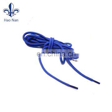 Custom Pure Color Flat Cotton Shoelace With Plastic Clip