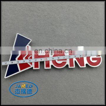 Fancy Car Decoration Custom Name Metal Painting and Brushed Engraved Aluminum Label photo-4