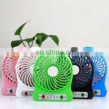 Rechargeable Small Electric Plastic Fashion Usb Desk Fan