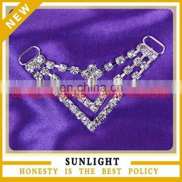 new arrival wholesale crystal rhinestone bikini connector