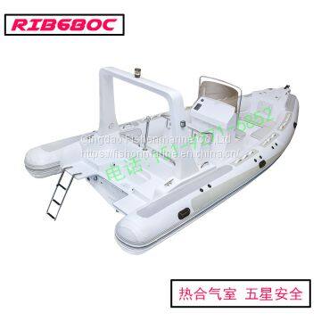 RIB680 1.2mm PVC Thermowelded Tube Rigid Inflatable Boat
