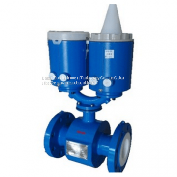 Battery operated electromagnetic flow meter