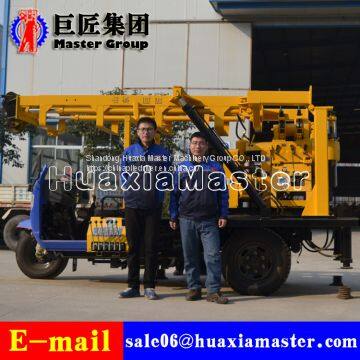 XYC-200A High Quality Diesel Engine Tricycle Mountain Water Well Drilling Rig photo-5