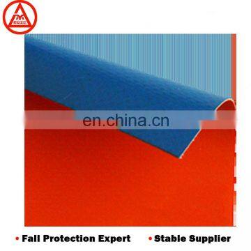 2000x2000 Double color blue red fire resistance durable popular roll PVC tarpaulin in coated