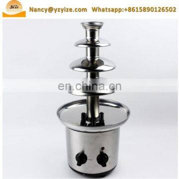 Upgrade Stainless Steel 4 Tiers Battery Chocolate Fondue Fountain photo-5