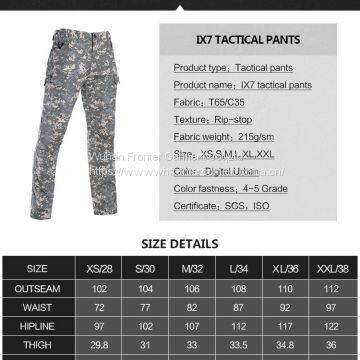 11 Colors IX7 Plaid Fabric Tactical Pant photo-2