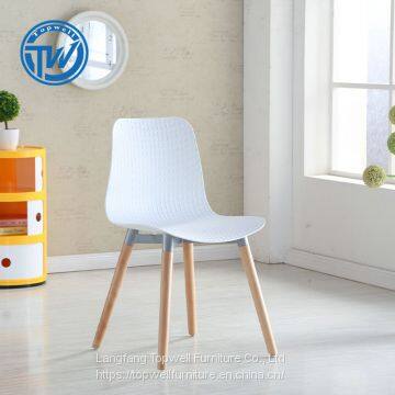 DC-6060M Topwell Hot Sale PP Plastic Chair Modern Dining Chair Leisure Chair photo-4