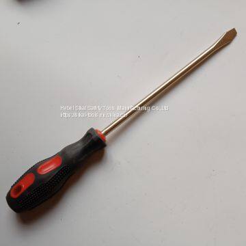 AlCu non sparking tools slotted screwdriver flat screwdriver
