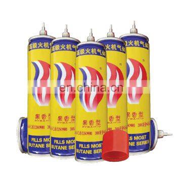 China tin aerosol can and purified lighter gas 50g