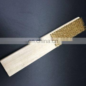 Wooden Handle Stainless Steel Wire Multi-Purpose Single Sided Utility Brush