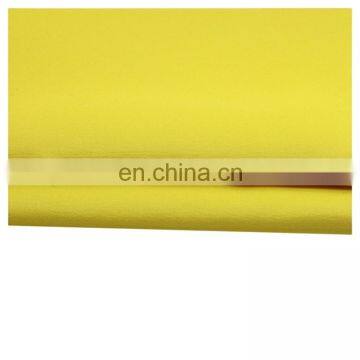 Polyester plain peach skin fabric