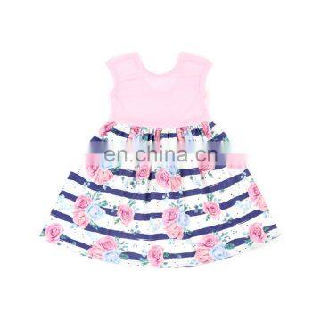 Girl Stripe And Star Backless Kids Twirl Dress 4th Of July Dress photo-4